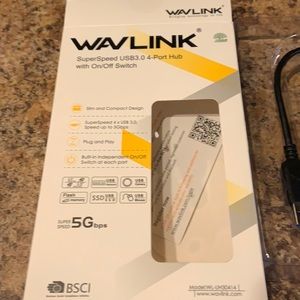 Wavlink Super Speed USB3.0 4-Port Hub